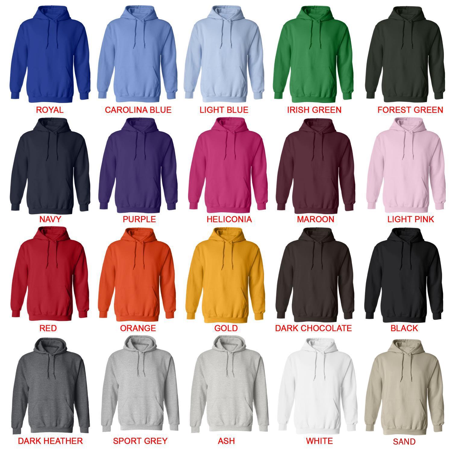 hoodie color chart - Shadowhunters Store
