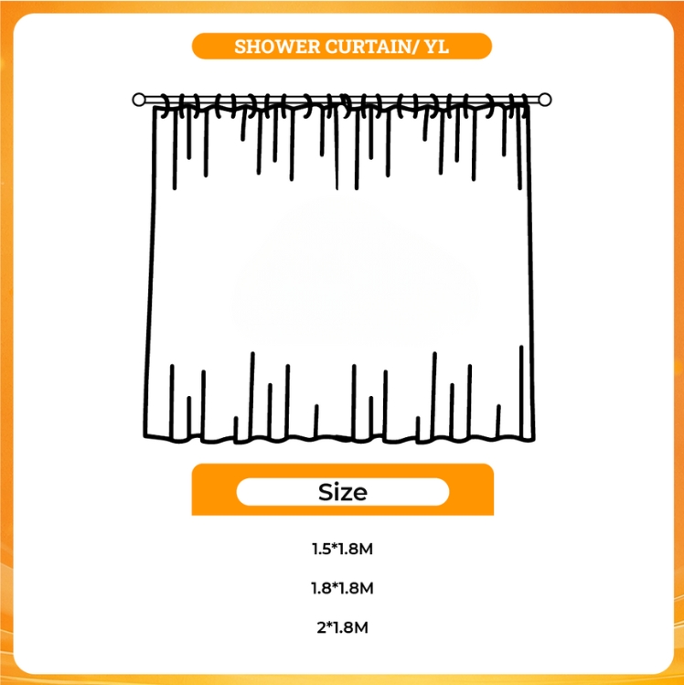 3D shower curtain - Shadowhunters Store