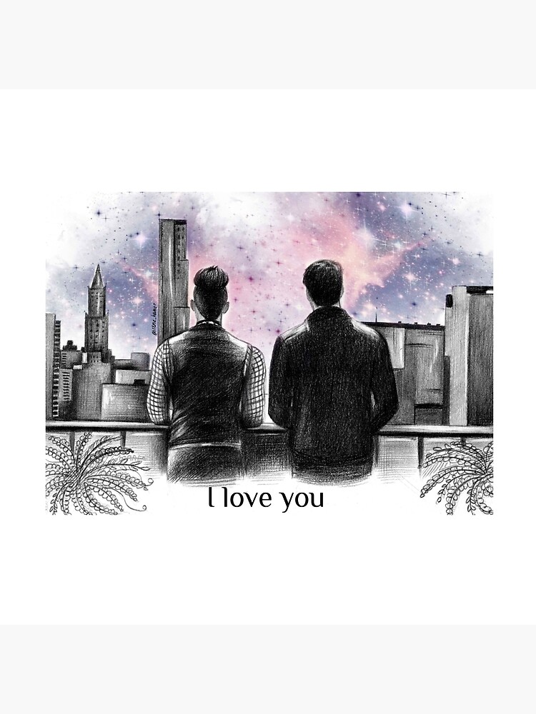 I Love You Malec Shadowhunters Throw Pillow - Image 2