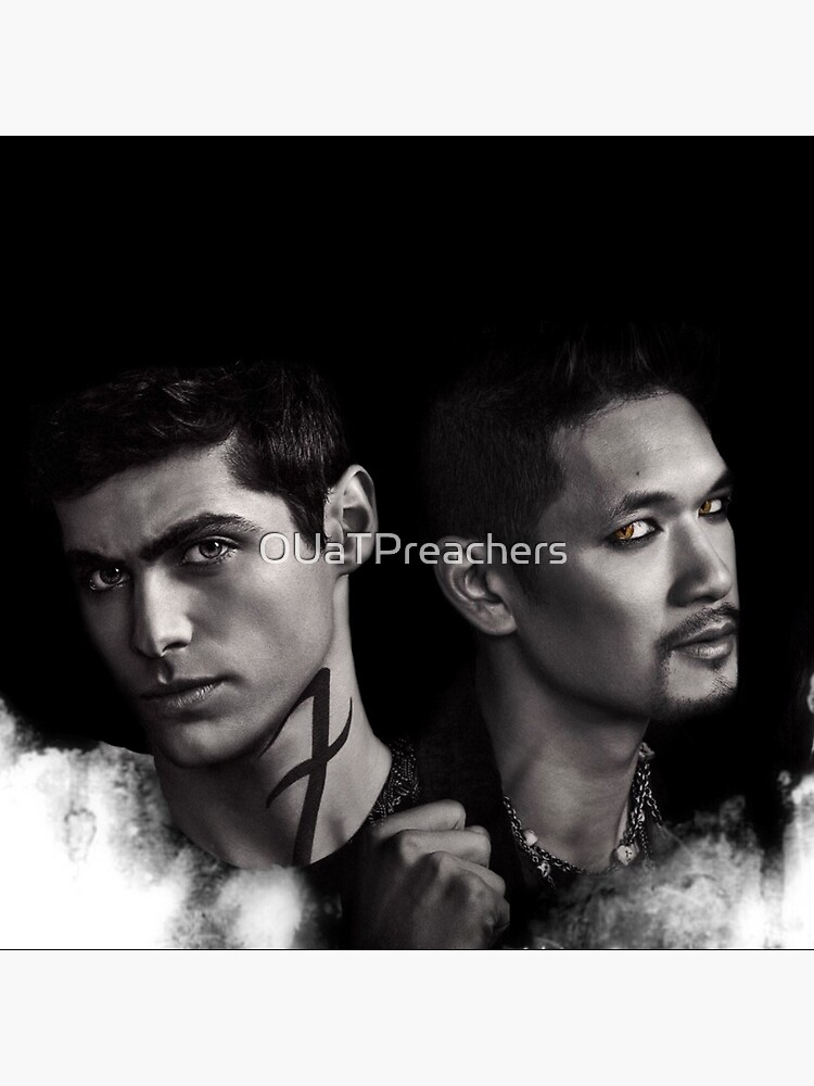 Malec Shadowhunters Throw Pillow - Image 2
