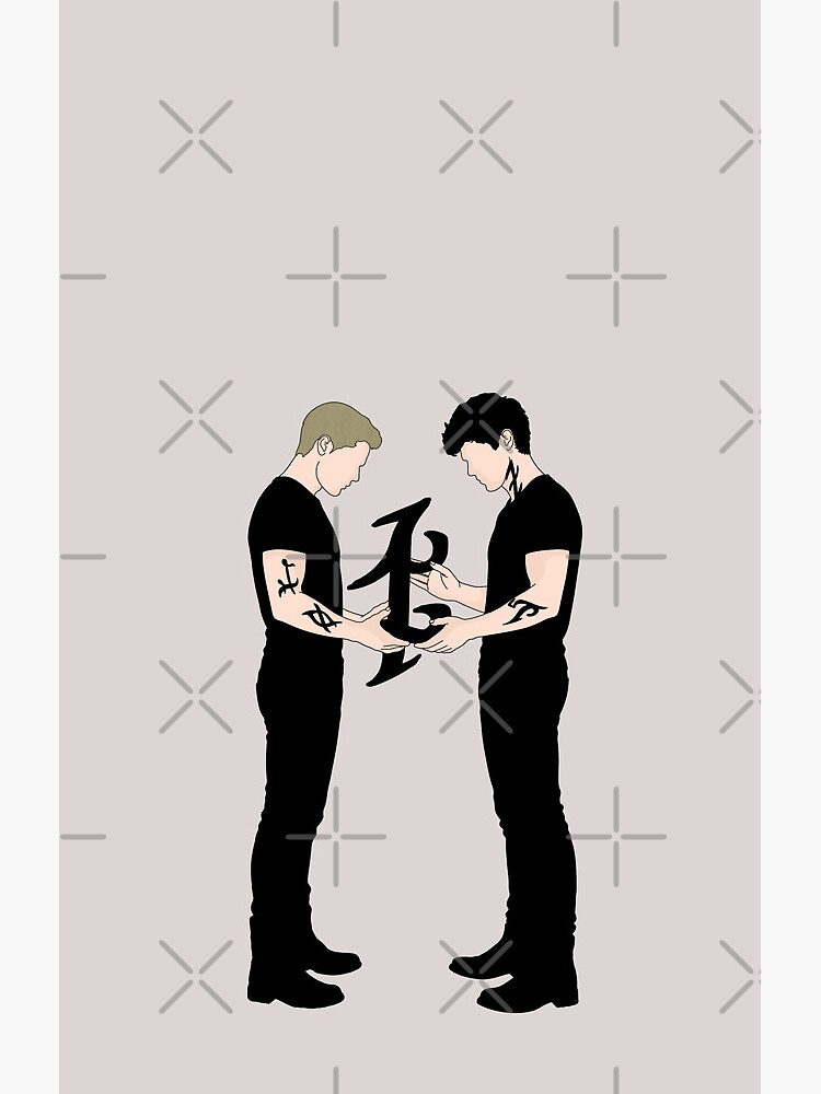 Alec And Jace Shadowhunters Shower Curtain - Image 2