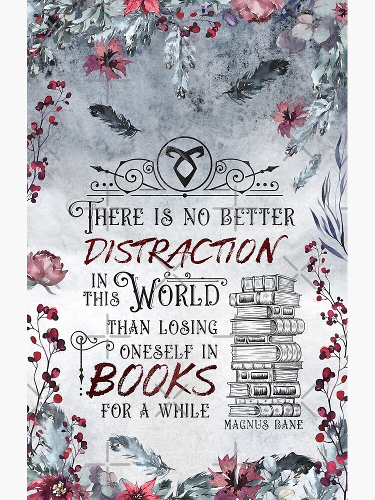 No Better Distraction Shadowhunters Shower Curtain - Image 2