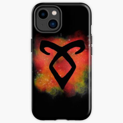 Red Galaxy Angelic Rune Iphone Case
