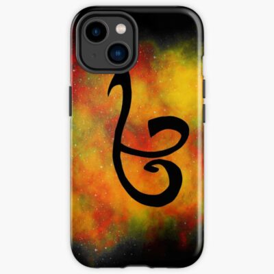 Orange Galaxy Strength Rune Iphone Case