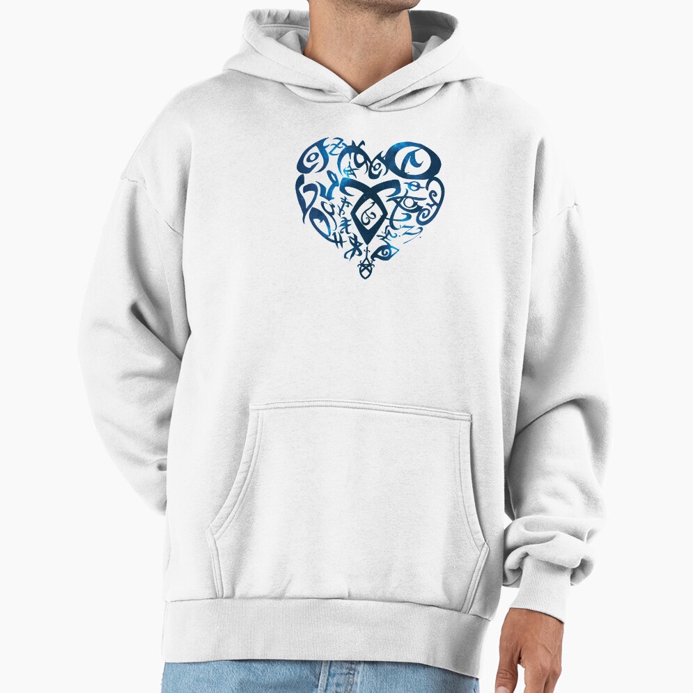 Shadowhunters Rune Rune Heart Blue Hoodie