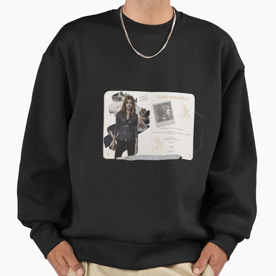 Clary Fray Sketchbook Pages Sweatshirt - Image 2
