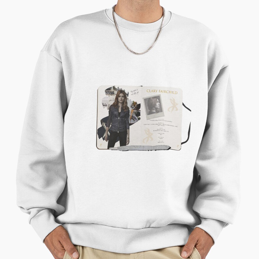 Clary Fray Sketchbook Pages Sweatshirt