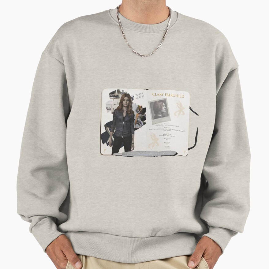 Clary Fray Sketchbook Pages Sweatshirt - Image 3