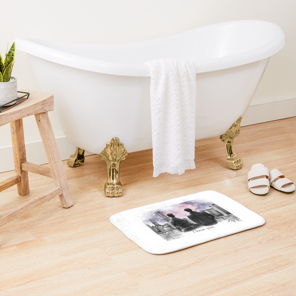 I Love You Malec Shadowhunters Bath Mat - Image 2