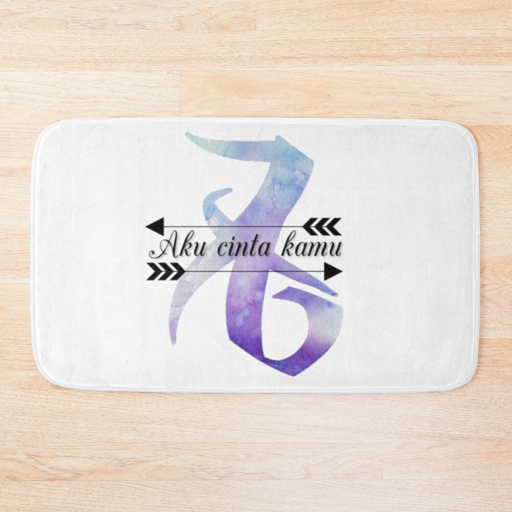 Aku Cinta Kamu Bath Mat