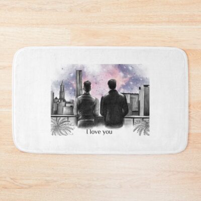 I Love You Malec Shadowhunters Bath Mat