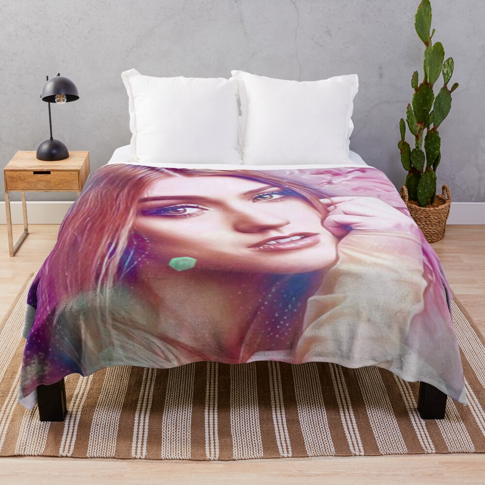 Clary Rose Throw Blanket