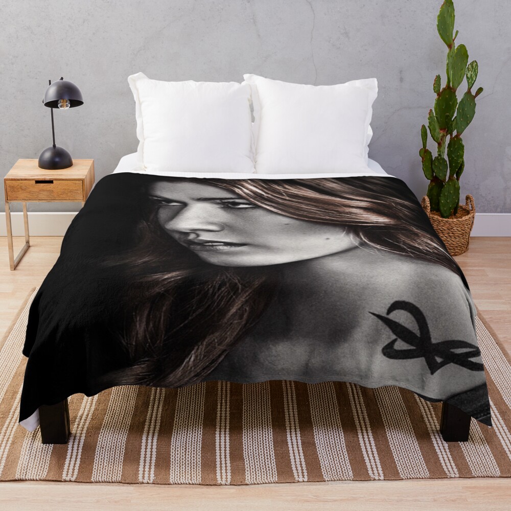 Lewis Clary Fray Throw Blanket