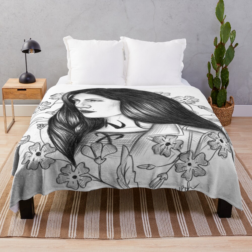 Izzy Shadowhunters Throw Blanket