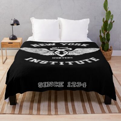 New York Institute Throw Blanket