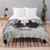I Love You Malec Shadowhunters Throw Blanket