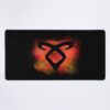 Red Galaxy Angelic Rune Mouse Pad