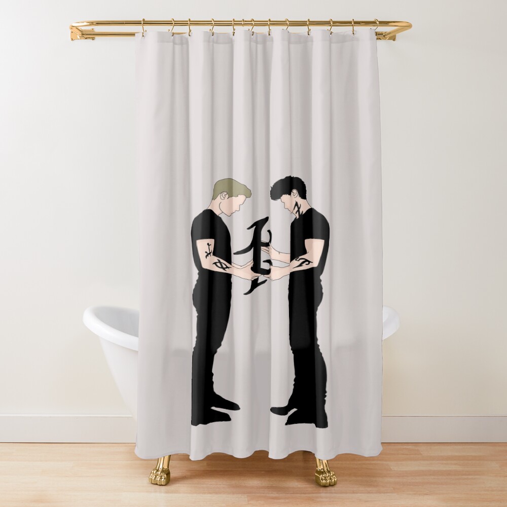 Alec And Jace Shadowhunters Shower Curtain