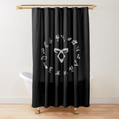 All Runes Symbol Shadowhunters Shower Curtain