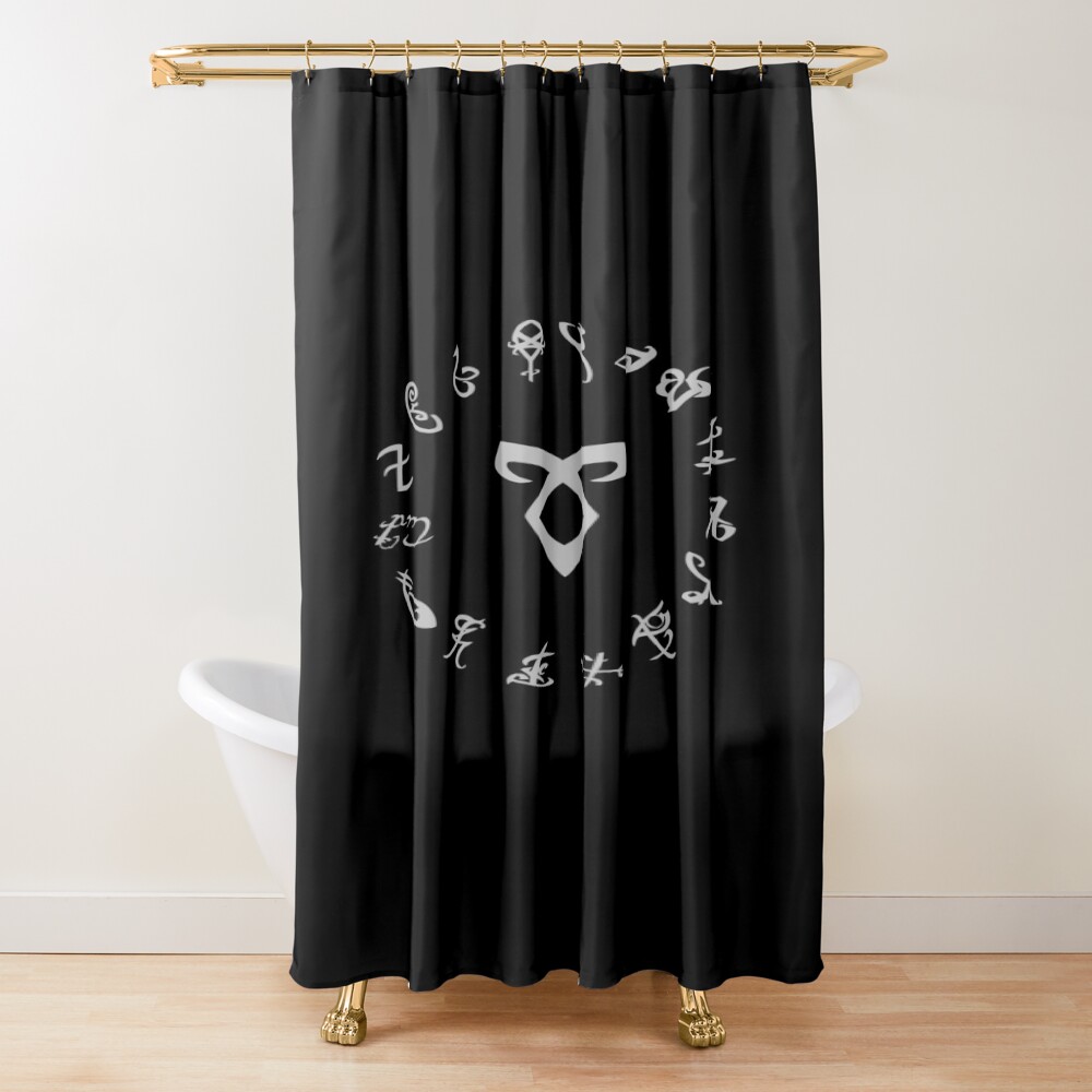 All Runes Symbol Shadowhunters Shower Curtain