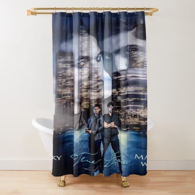 Malec Shadowhunters Shower Curtain