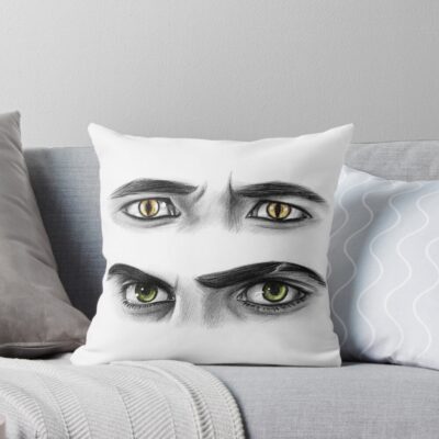 Malec Eyes Shadowhunters Throw Pillow