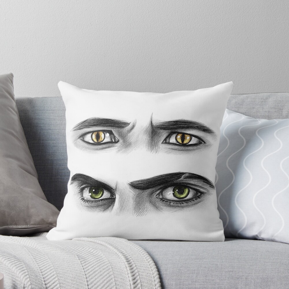 Malec Eyes Shadowhunters Throw Pillow
