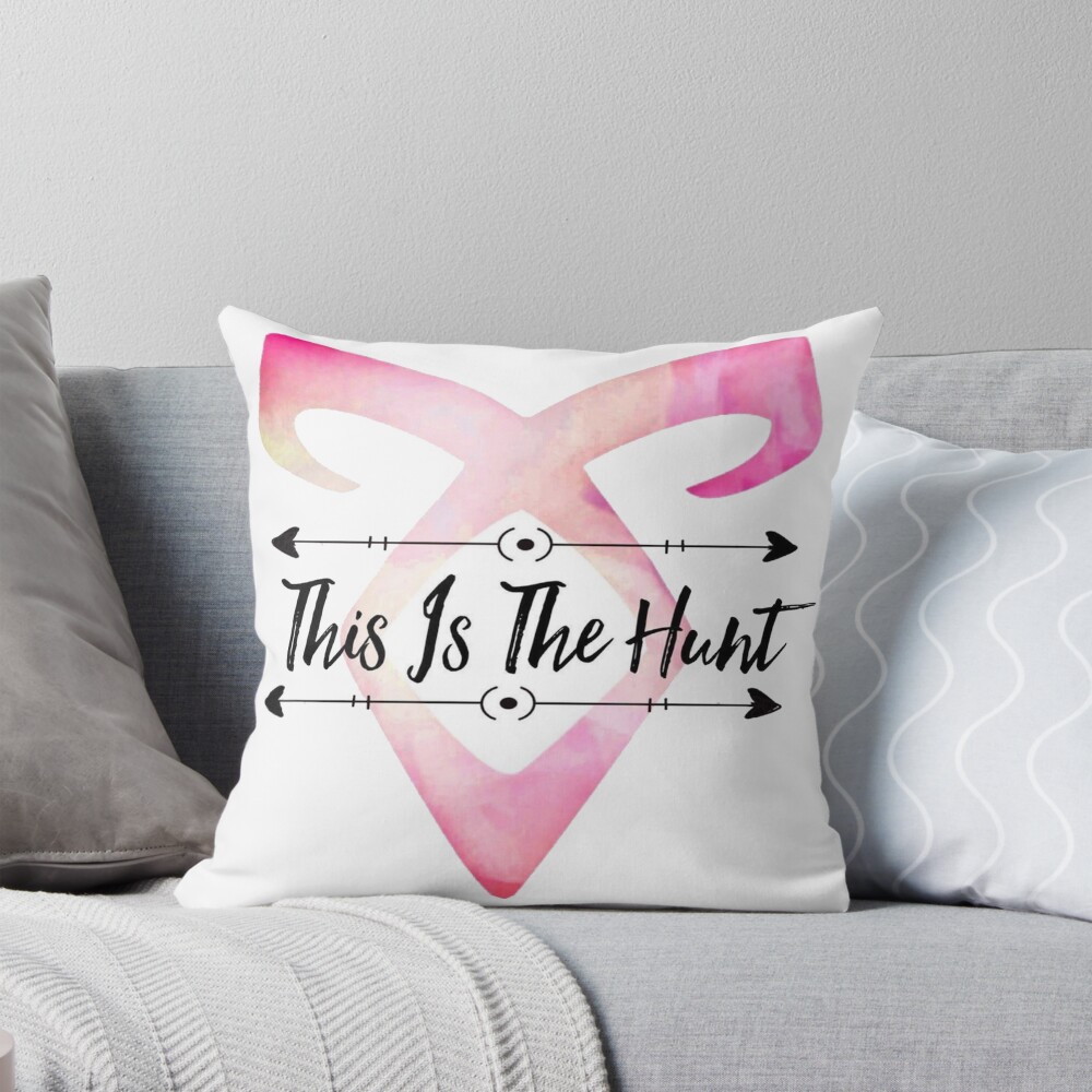 This Is The Hunt Throw Pillow