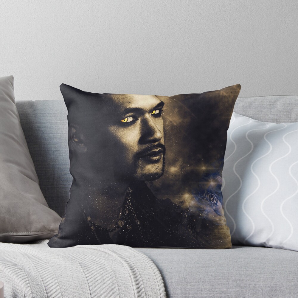 Magnus Bane Gold Throw Pillow