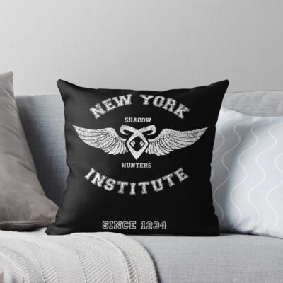 New York Institute Throw Pillow