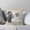 Jace Herondale Sketchbook Pages Throw Pillow