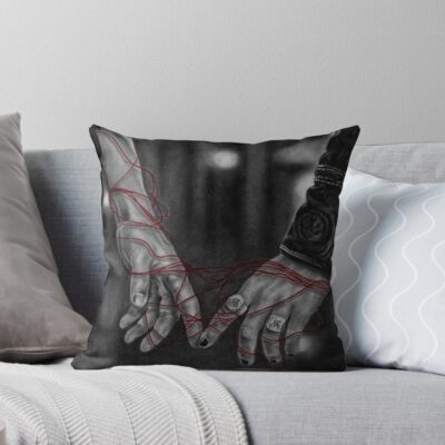 Red Thread Of Fate Malec Throw Pillow