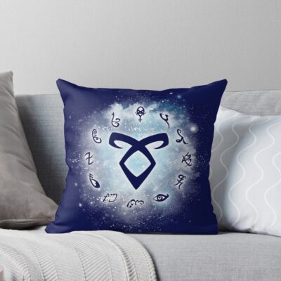 The Shadow Runes Throw Pillow