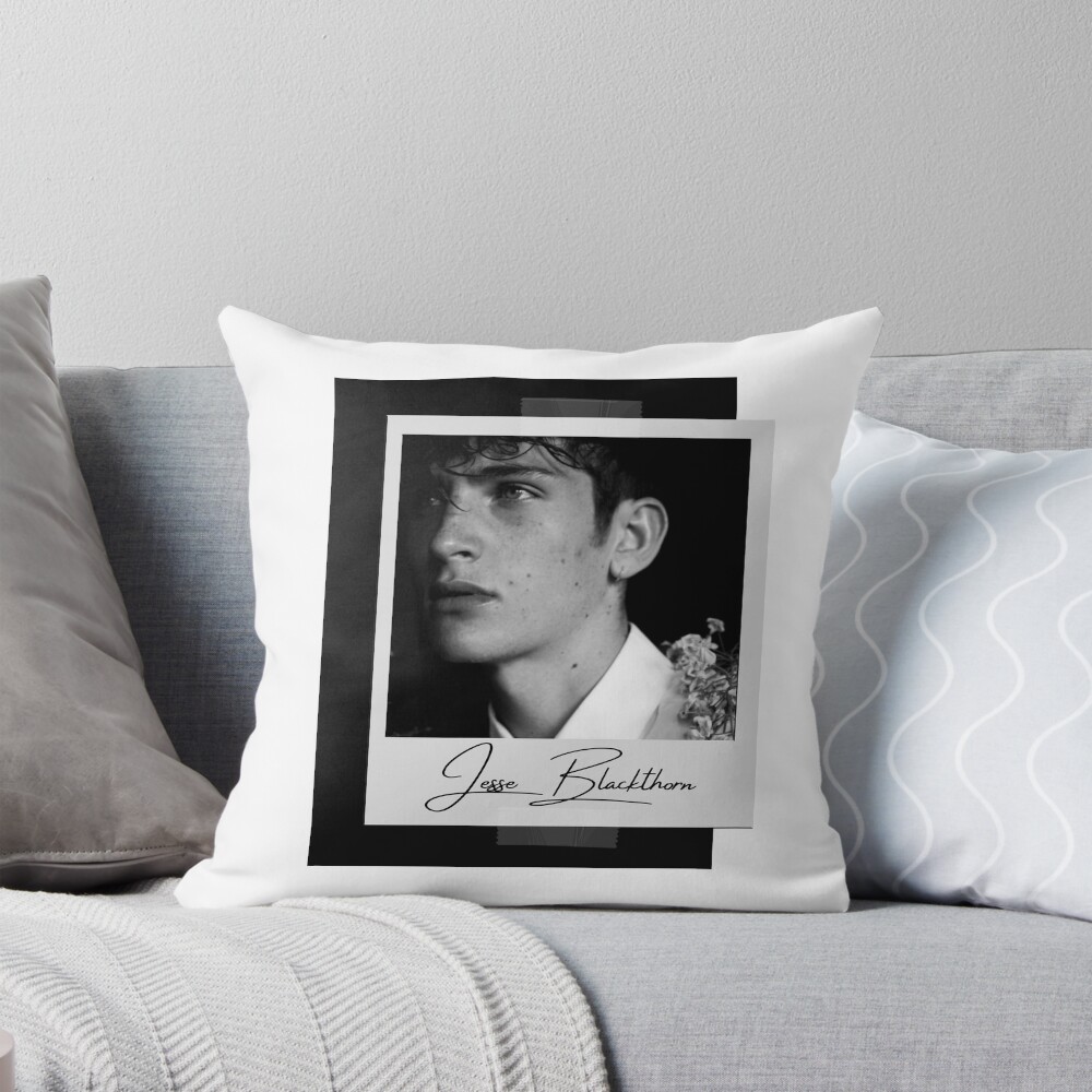 Jesse Blackthorn Aesthetic Throw Pillow