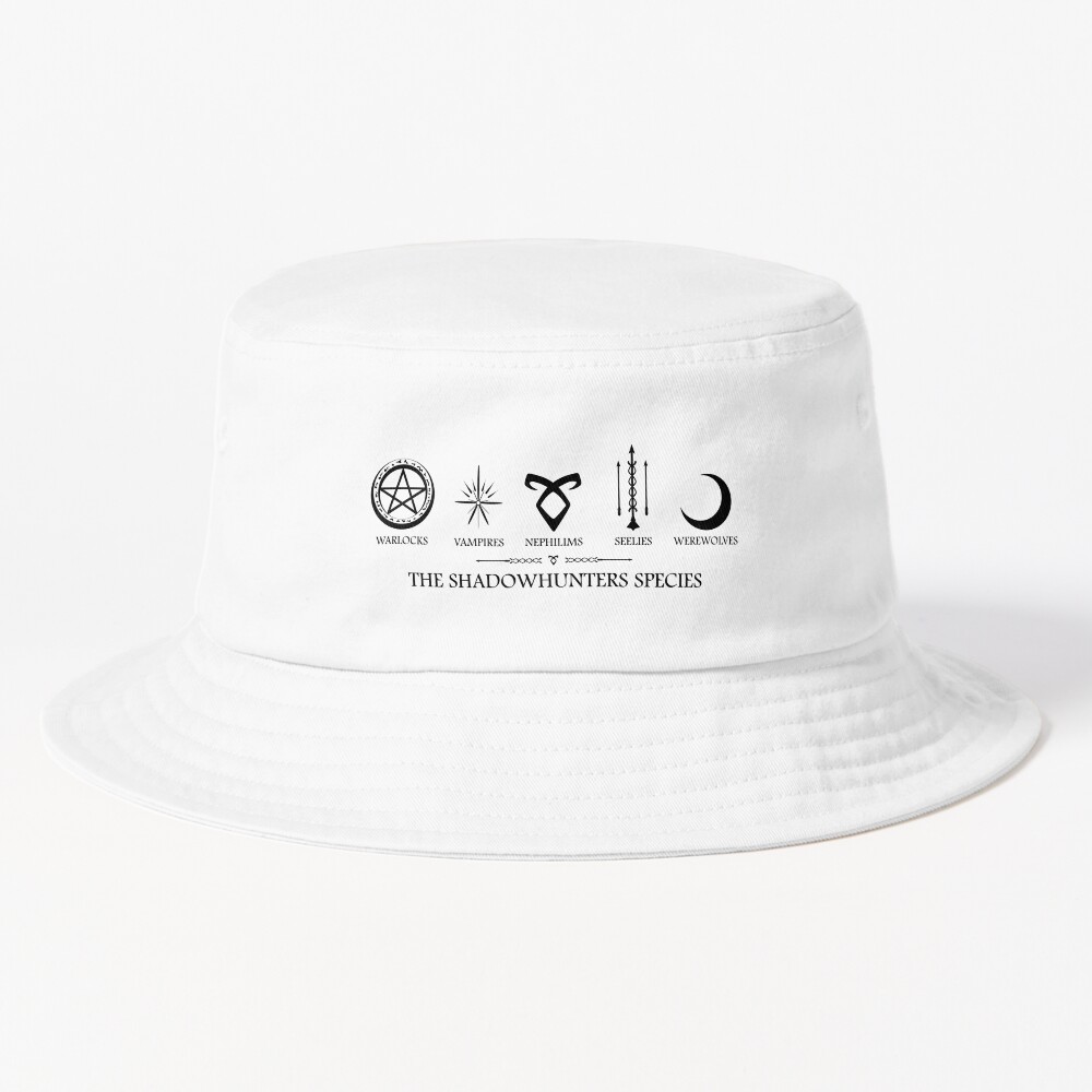 Shadowhunters Species Symbols Bucket Hat